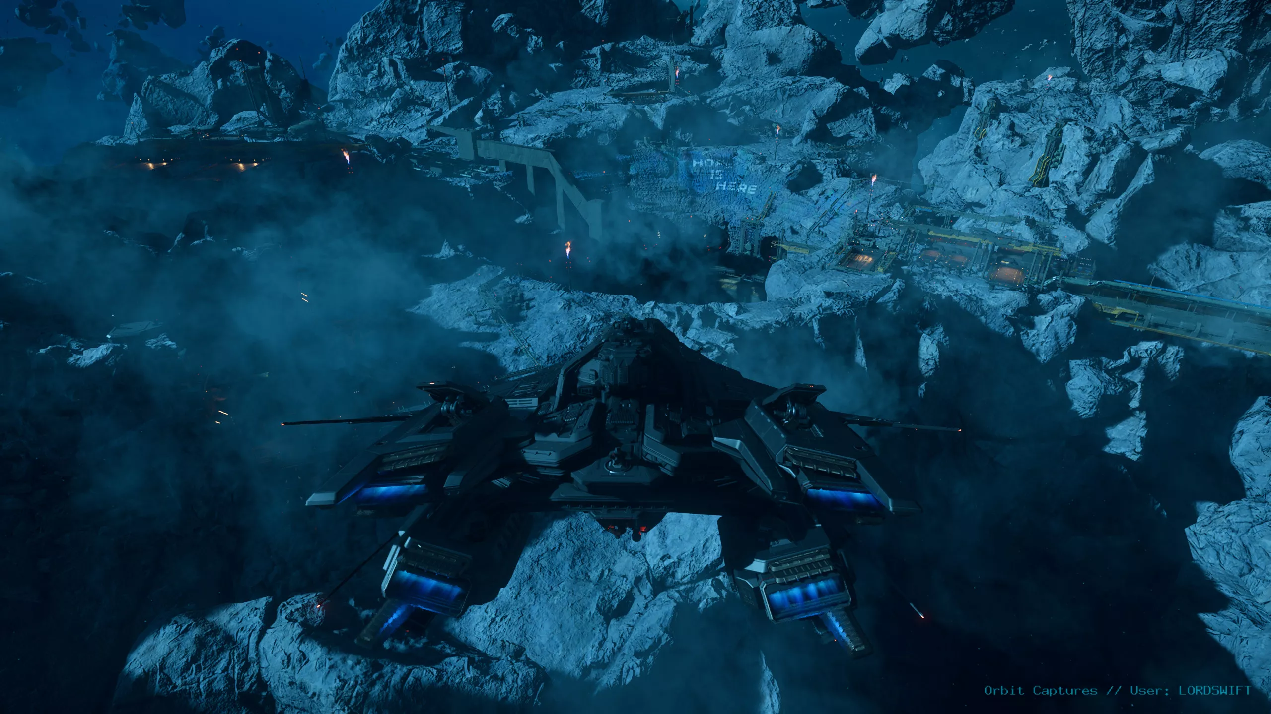 Coming into Levski to dock