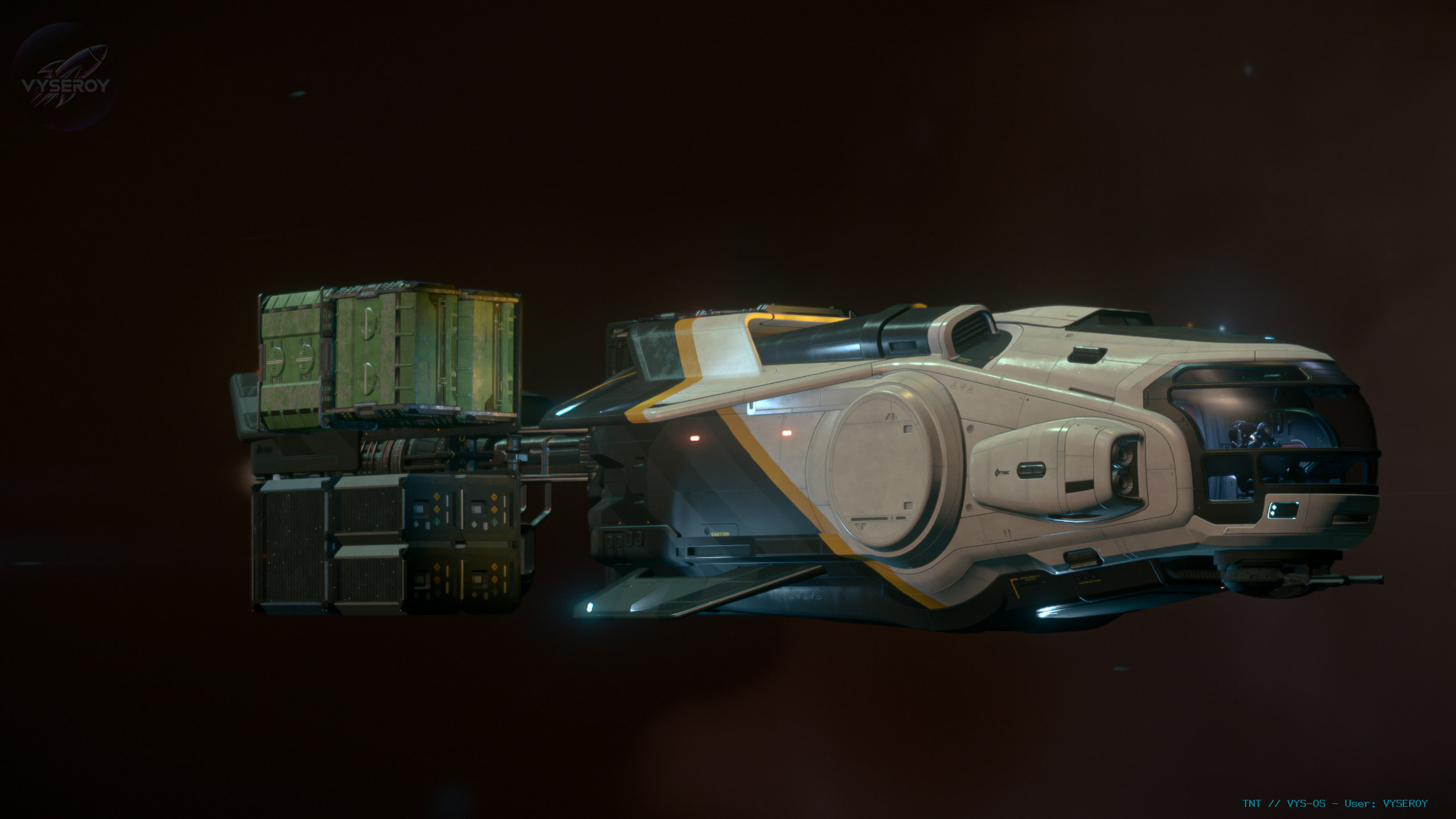 Fully Laden Hull-A Making Flying Through Space